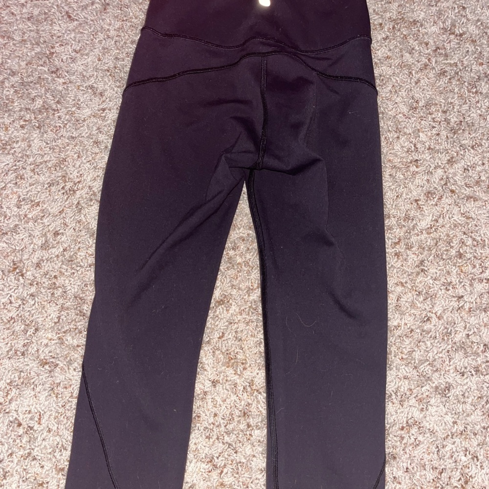 LuluLemon Black 25in Inseam Leggings